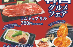 韓国グルメフェア開催中！